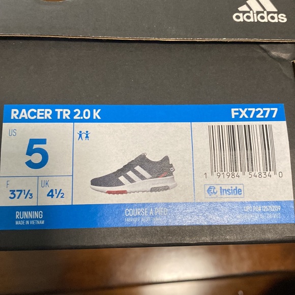 Adidas Racer TR 2.0 K - NEW and never worn - Picture 7 of 7